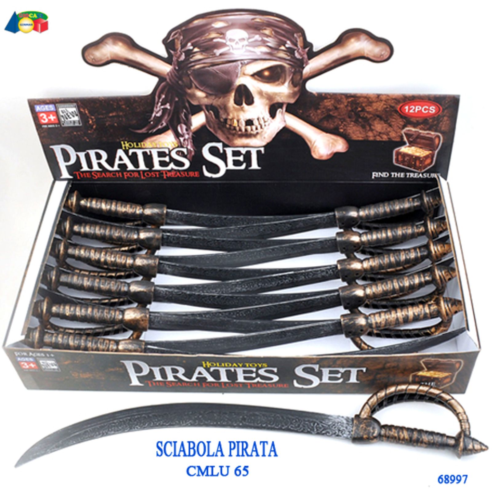 Giochi SCIABOLA PIRATA C/LUCI E SUONI